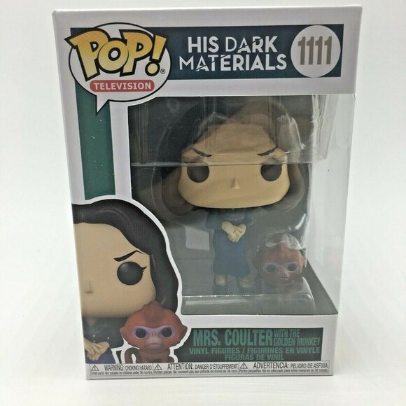 Funko Pop Television-His Dark Materials-Mrs. Coulter Golden Monkey (#1111,New) - Picture 3 of 8
